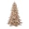 6.5ft. Pre-Lit Rose Gold Spruce Artificial Christmas Tree, Clear Lights